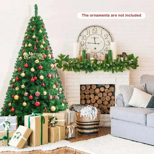 Artificial PVC Christmas Tree with Solid Metal Stand Cartsfy Inc.