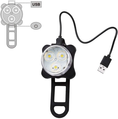 Ascher USB Rechargeable Bike Light Set - Cartsfy Inc.