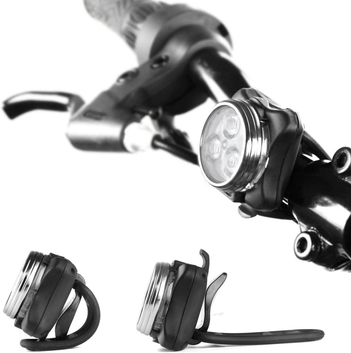 Ascher USB Rechargeable Bike Light Set - Cartsfy Inc.