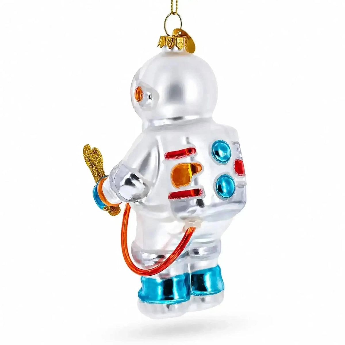 Astronaut Engineer with Tool Glass Christmas Ornament Cartsfy Inc.