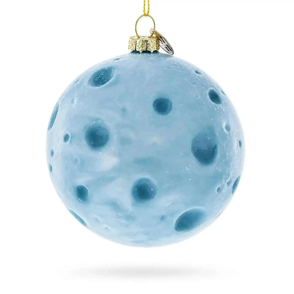 Astronaut Floating in Outer Space Glass Christmas Ornament Cartsfy Inc.