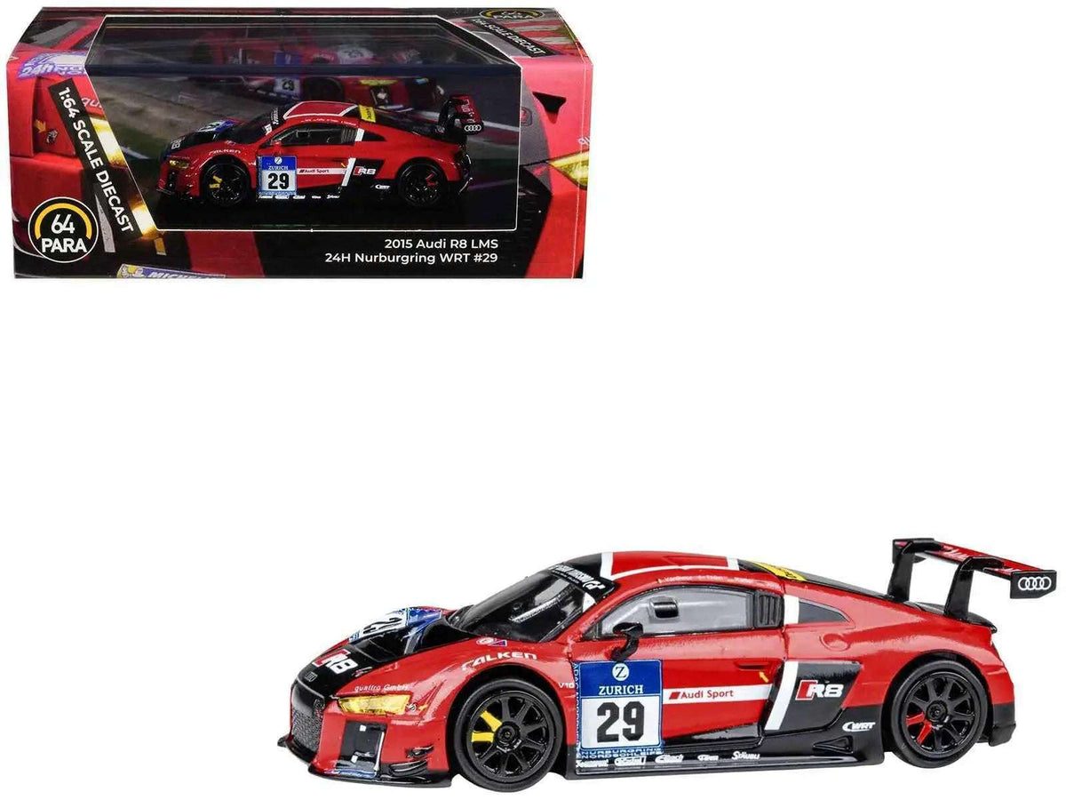 Audi R8 LMS #29 Nicki Thiim - Christer Jons - Pierre Kaffer "Audi Sport Team WRT" "24 Hours of Nurburgring" (2015) 1/64 Diecast Model Car by Paragon Models Cartsfy Inc.