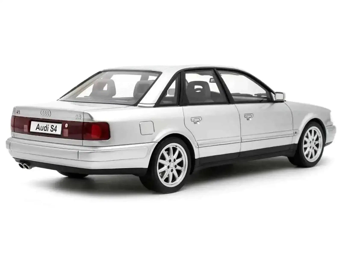 Audi S4 (C4) 4.2 V8 Crystal Silver Metallic Limited Edition to 2000 pieces Worldwide 1/18 Model Car by Otto Mobile Cartsfy Inc.