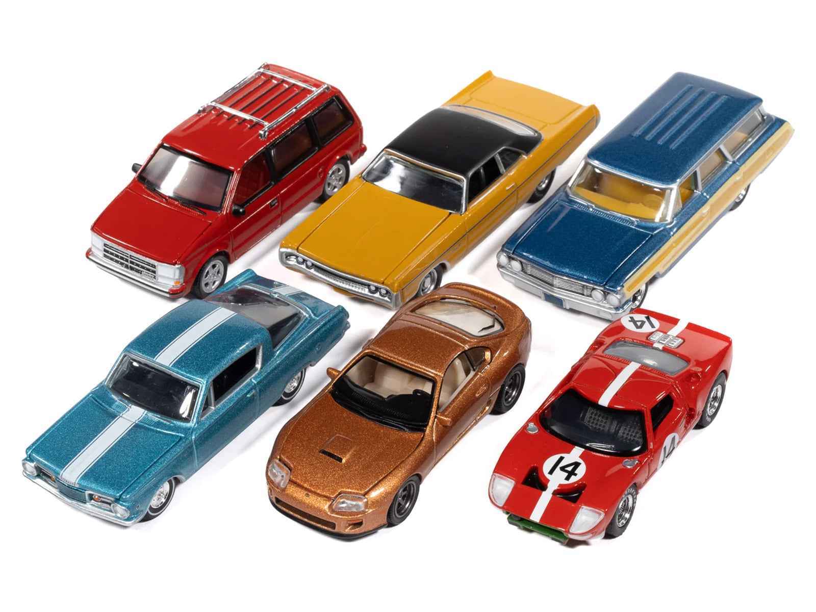 Auto World Premium 2025 Release 3 Set A of 6 pieces 1/64 Diecast Model Cars by Auto World Cartsfy Inc.