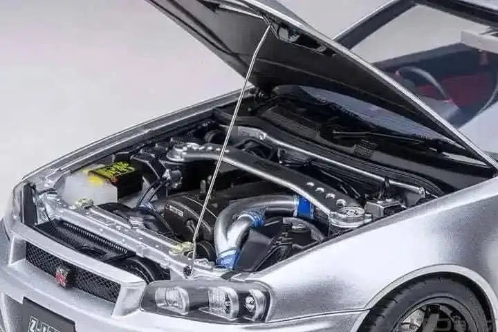 AUTOart 2001 Nissan Skyline GT-R (R34) Z-Tune Silver 1:18 Cartsfy Inc.