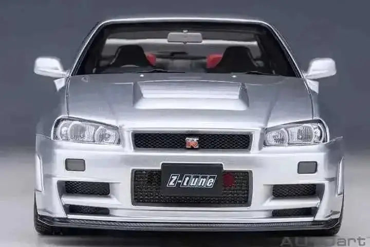 AUTOart 2001 Nissan Skyline GT-R (R34) Z-Tune Silver 1:18 Cartsfy Inc.