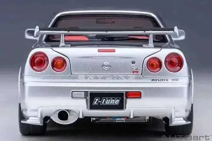 AUTOart 2001 Nissan Skyline GT-R (R34) Z-Tune Silver 1:18 Cartsfy Inc.