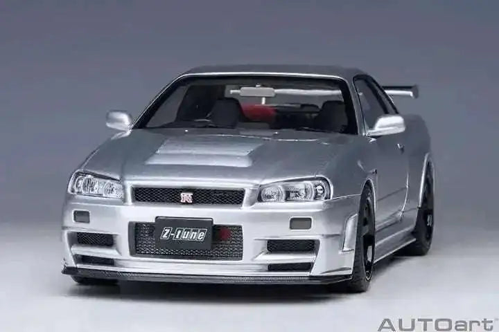 AUTOart 2001 Nissan Skyline GT-R (R34) Z-Tune Silver 1:18 Cartsfy Inc.