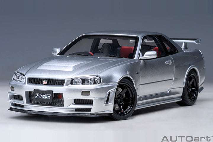 AUTOart 2001 Nissan Skyline GT-R (R34) Z-Tune Silver 1:18 Cartsfy Inc.