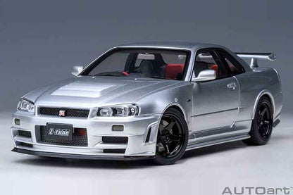 AUTOart 2001 Nissan Skyline GT-R (R34) Z-Tune Silver 1:18 Cartsfy Inc.