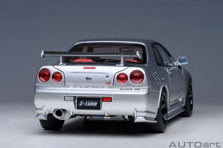 AUTOart 2001 Nissan Skyline GT-R (R34) Z-Tune Silver 1:18 Cartsfy Inc.