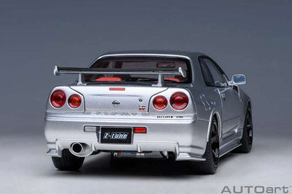 AUTOart 2001 Nissan Skyline GT-R (R34) Z-Tune Silver 1:18 Cartsfy Inc.