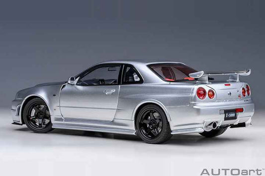 AUTOart 2001 Nissan Skyline GT-R (R34) Z-Tune Silver 1:18 Cartsfy Inc.