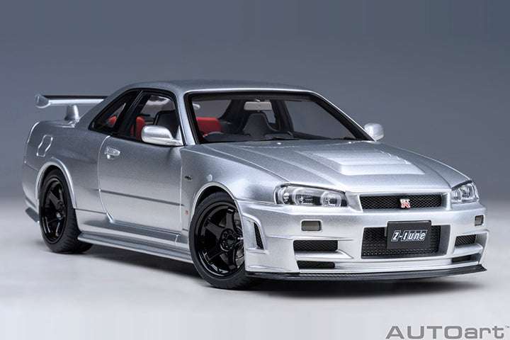 AUTOart 2001 Nissan Skyline GT-R (R34) Z-Tune Silver 1:18 Cartsfy Inc.