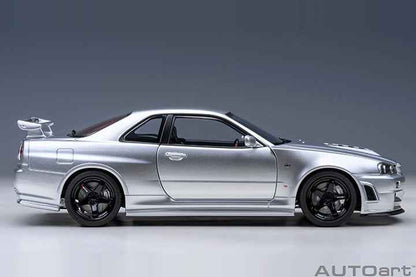 AUTOart 2001 Nissan Skyline GT-R (R34) Z-Tune Silver 1:18 Cartsfy Inc.