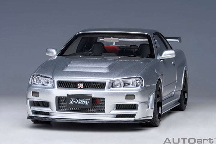 AUTOart 2001 Nissan Skyline GT-R (R34) Z-Tune Silver 1:18 Cartsfy Inc.