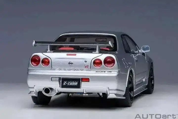 AUTOart 2001 Nissan Skyline GT-R (R34) Z-Tune Silver 1:18 Cartsfy Inc.