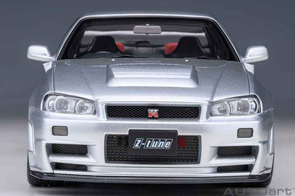 AUTOart 2001 Nissan Skyline GT-R (R34) Z-Tune Silver 1:18 Cartsfy Inc.