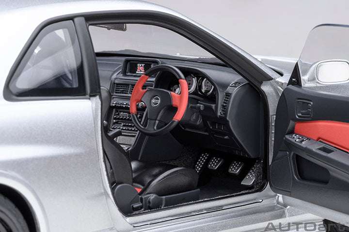 AUTOart 2001 Nissan Skyline GT-R (R34) Z-Tune Silver 1:18 Cartsfy Inc.
