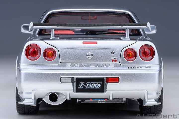 AUTOart 2001 Nissan Skyline GT-R (R34) Z-Tune Silver 1:18 Cartsfy Inc.