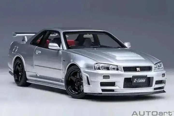 AUTOart 2001 Nissan Skyline GT-R (R34) Z-Tune Silver 1:18 Cartsfy Inc.