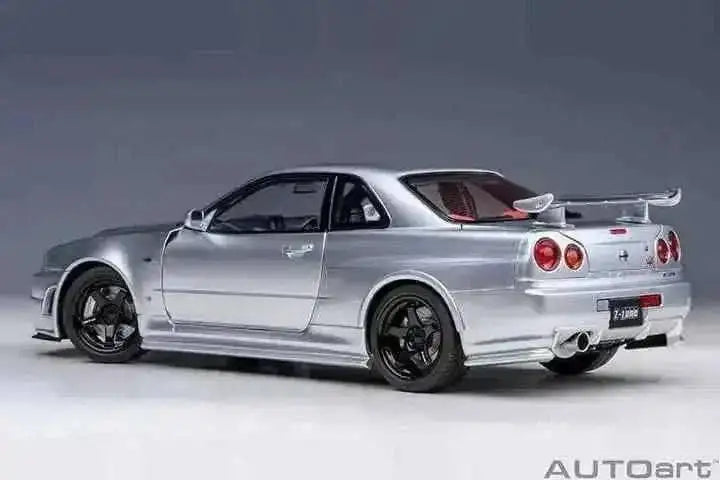 AUTOart 2001 Nissan Skyline GT-R (R34) Z-Tune Silver 1:18 Cartsfy Inc.