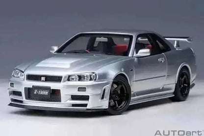 AUTOart 2001 Nissan Skyline GT-R (R34) Z-Tune Silver 1:18 Model