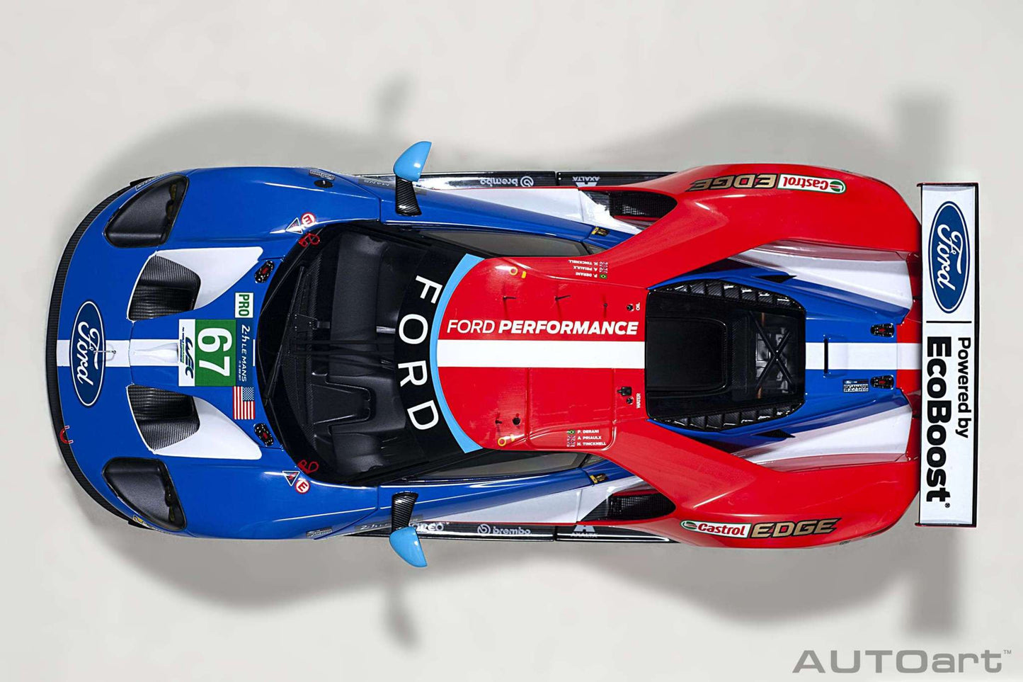 AUTOart 2017 Ford GT #67 24hr Le Mans GTE Pro 2017 1:18 Cartsfy Inc.