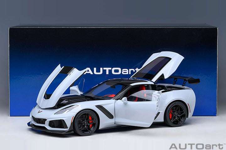 AUTOart 2019 Chevy Corvette ZR1 Ceramic Matrix Grey Metallic 1:18 STM Diecast Default Title Default Title-