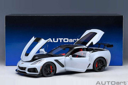 AUTOart 2019 Chevy Corvette ZR1 Ceramic Matrix Grey Metallic 1:18 STM Diecast Default Title Default Title-