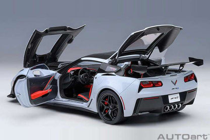 AUTOart 2019 Chevy Corvette ZR1 Ceramic Matrix Grey Metallic 1:18 STM Diecast Default Title Default Title-