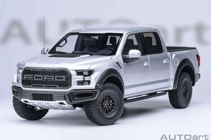 AUTOart 2019 Ford F-150 Raptor Supercrew Ingot Silver 1:18 STM Diecast Default Title Default Title-