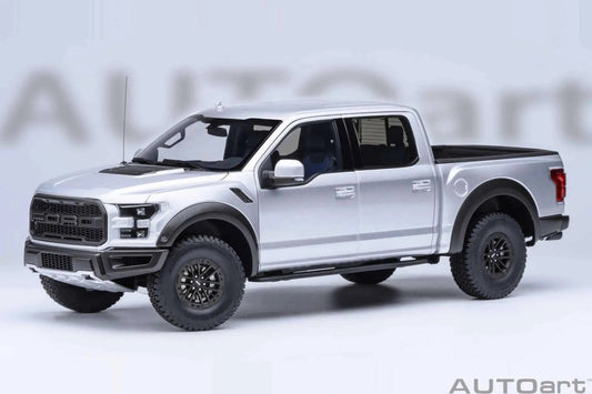 AUTOart 2019 Ford F-150 Raptor Supercrew Ingot Silver 1:18 STM Diecast Default Title Default Title-