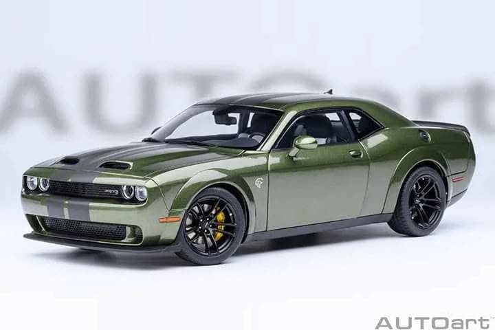 AUTOart 2022 Dodge Challenger SRT Jailbreak F8 Green 1:18 scale model