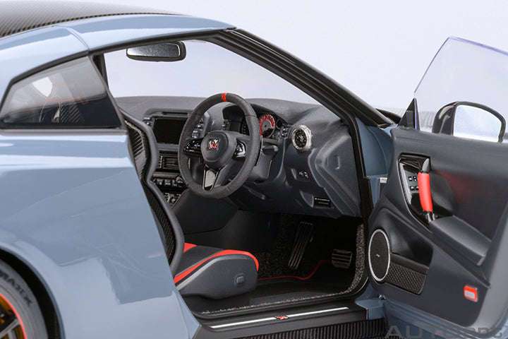 AUTOart 2022 Nissan Skyline GT-R (R35) Nismo Special Edition Nismo Stealth Gray 1:18 STM Diecast Default Title Default Title-
