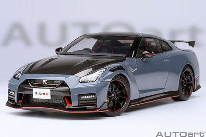AUTOart 2022 Nissan Skyline GT-R (R35) Nismo Special Edition Nismo Stealth Gray 1:18 STM Diecast Default Title Default Title-