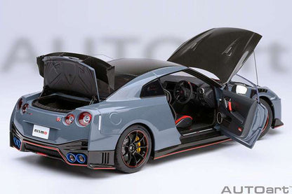 AUTOart 2022 Nissan Skyline GT-R (R35) Nismo Special Edition Nismo Stealth Gray 1:18 STM Diecast Default Title Default Title-