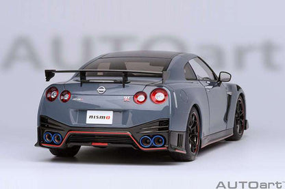 AUTOart 2022 Nissan Skyline GT-R (R35) Nismo Special Edition Nismo Stealth Gray 1:18 STM Diecast Default Title Default Title-