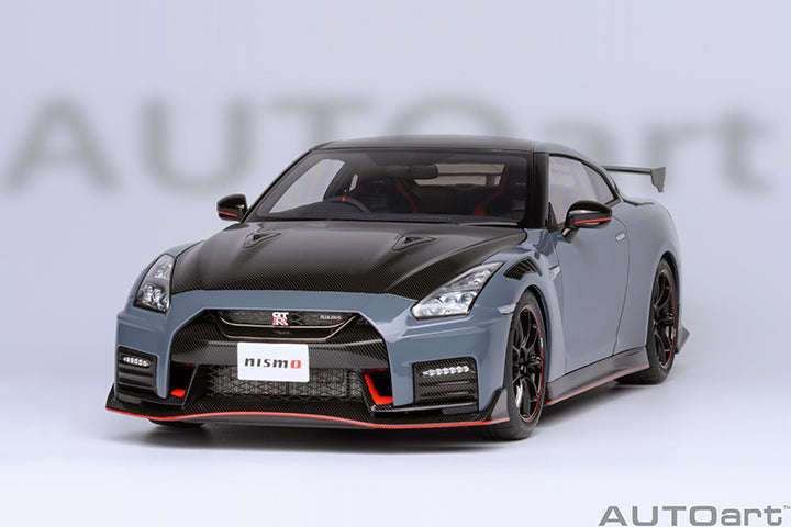 AUTOart 2022 Nissan Skyline GT-R (R35) Nismo Special Edition Nismo Stealth Gray 1:18 STM Diecast Default Title Default Title-