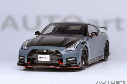 AUTOart 2022 Nissan Skyline GT-R (R35) Nismo Special Edition Nismo Stealth Gray 1:18 STM Diecast Default Title Default Title-