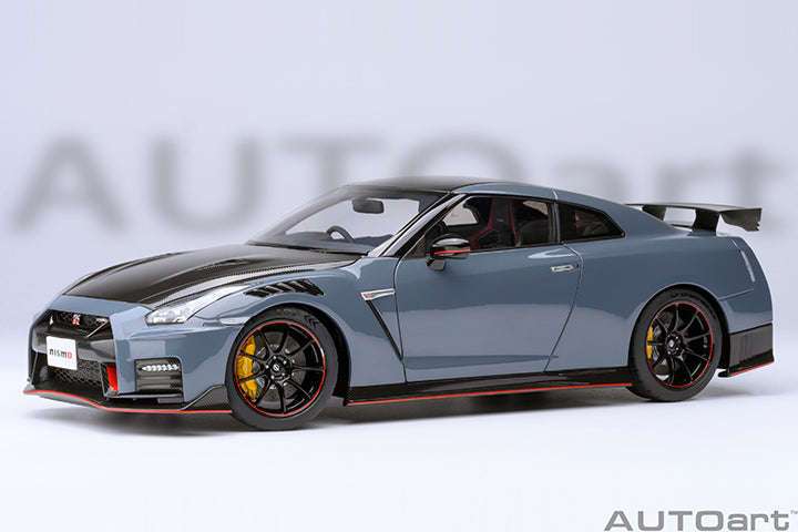 AUTOart 2022 Nissan Skyline GT-R (R35) Nismo Special Edition Nismo Stealth Gray 1:18 STM Diecast Default Title Default Title-