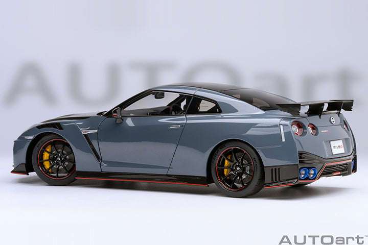 AUTOart 2022 Nissan Skyline GT-R (R35) Nismo Special Edition Nismo Stealth Gray 1:18 STM Diecast Default Title Default Title-