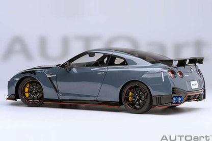 AUTOart 2022 Nissan Skyline GT-R (R35) Nismo Special Edition Nismo Stealth Gray 1:18 STM Diecast Default Title Default Title-