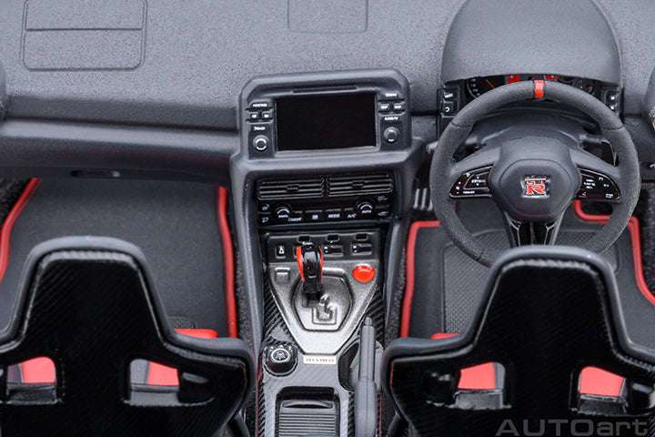 AUTOart 2022 Nissan Skyline GT-R (R35) Nismo Special Edition Nismo Stealth Gray 1:18 STM Diecast Default Title Default Title-