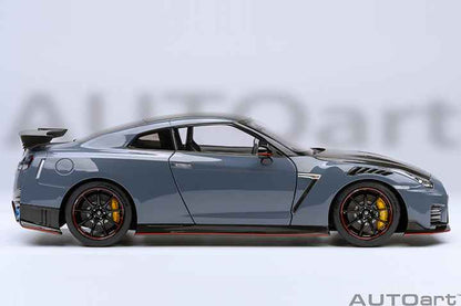 AUTOart 2022 Nissan Skyline GT-R (R35) Nismo Special Edition Nismo Stealth Gray 1:18 STM Diecast Default Title Default Title-