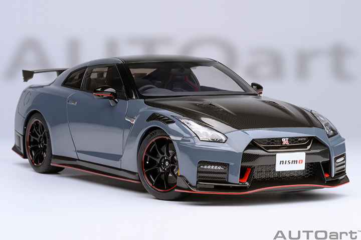AUTOart 2022 Nissan Skyline GT-R (R35) Nismo Special Edition Nismo Stealth Gray 1:18 STM Diecast Default Title Default Title-