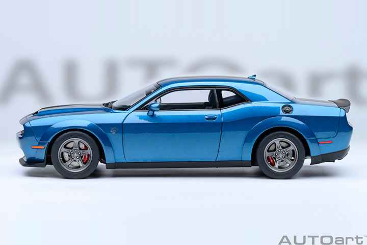 AUTOart 2023 Dodge Challenger SRT Super Stock Frostbite Blue 1:18 Cartsfy Inc.