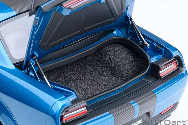 AUTOart 2023 Dodge Challenger SRT Super Stock Frostbite Blue 1:18 Cartsfy Inc.
