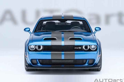 AUTOart 2023 Dodge Challenger SRT Super Stock Frostbite Blue 1:18 Cartsfy Inc.