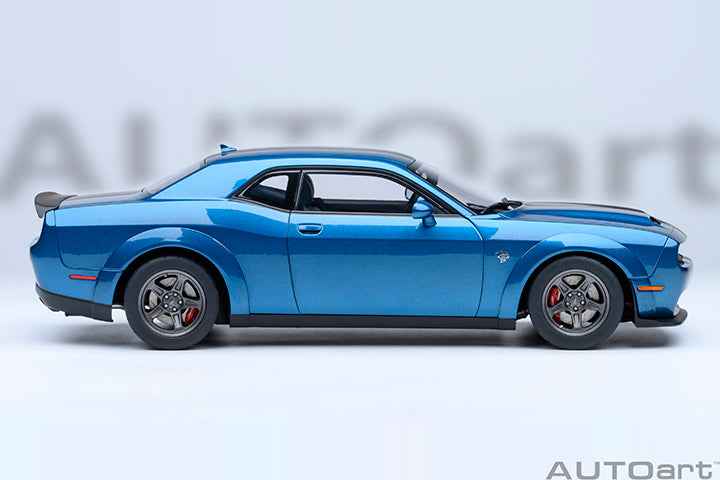 AUTOart 2023 Dodge Challenger SRT Super Stock Frostbite Blue 1:18 Cartsfy Inc.